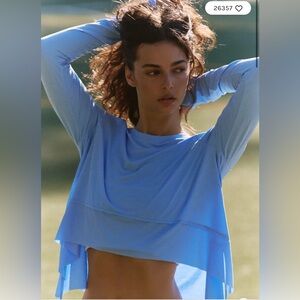 Free People Movement Tempo Long Sleeve Tee in Black